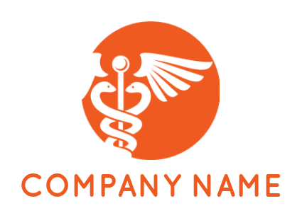 medical logo template medical symbol in circle - logodesign.net