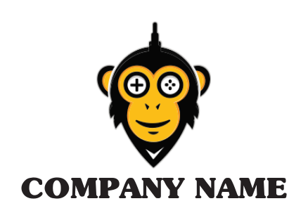 make a monkey face with antenna game console 