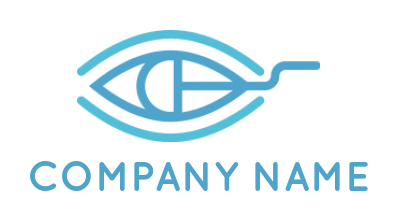 make an IT logo mouse in eye 