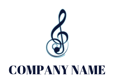 Music logo orchestra music note