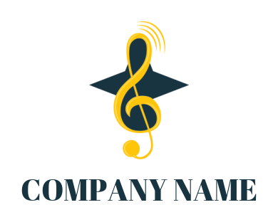 music logo music note and star - logodesign.net