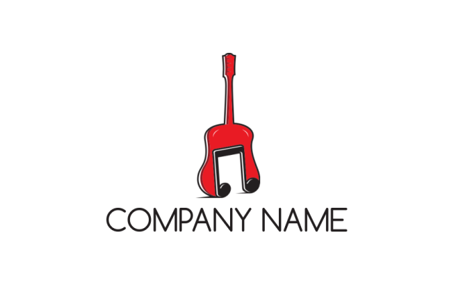 Free Guitar Logos Electric Guitar Logo Maker Logodesign Net