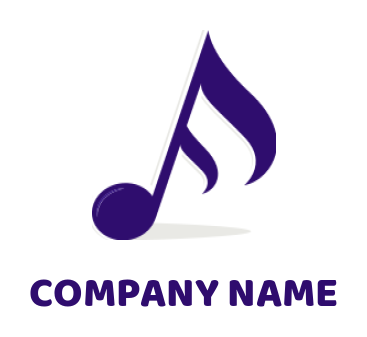 Design a Letter F logo music note forming letter F 