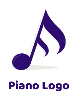 F Instrument Logo Free Piano Logo Maker | LogoDesign.Net