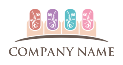 beauty logo template nail art - logodesign.net