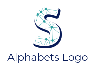 Letter S logo networking merged with Letter S