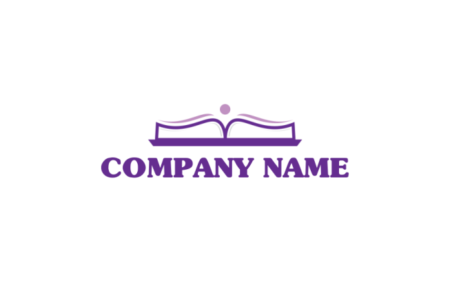 create a publishing logo open book publishing