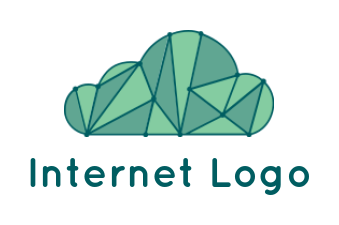 make an IT logo origami cloud - logodesign.net