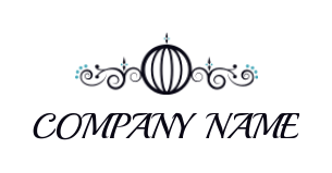 Design a Letter O logo with ornaments