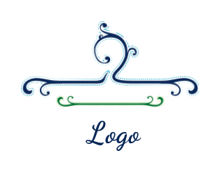 cleaning logo online ornaments forming hanger