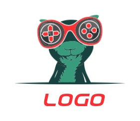 games logo online otter wearing console pad 