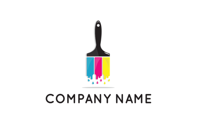 900 Premium Painters Logos Free Paintbrush Logo Generator