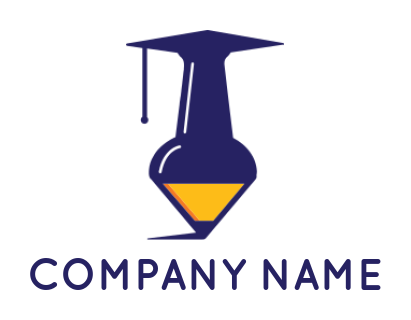 education logo of a pencil with graduation cap