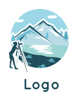 photography logo photographer picture mountains