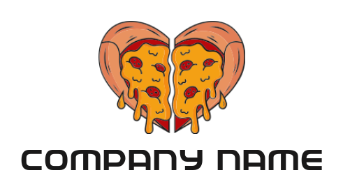 pizza in shape of heart