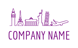 make a travel logo places around the world - logodesign.net