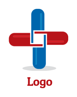 plus sign made of capsules