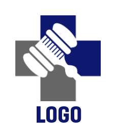 attorney logo template plus sign with gavel judge 
