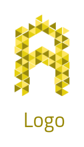 polygonal letter a