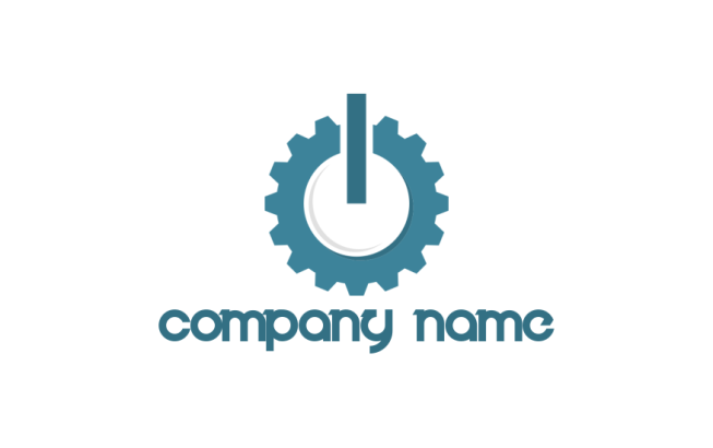 Compaylogo Button Power Button Company Logo