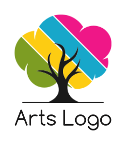 arts logo image printing tree