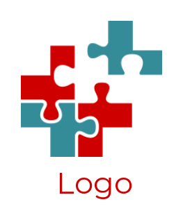 puzzle forming medical sign design