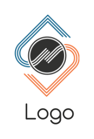 dating logo radiology line creates heart shape