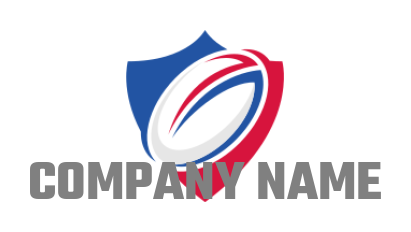 bearded king with crown and rugby in shield template | Logo Template by ...