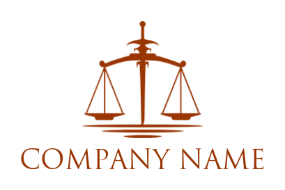 create a law firm logo scales and sword - logodesign.net