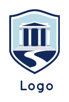 shield with courthouse creator