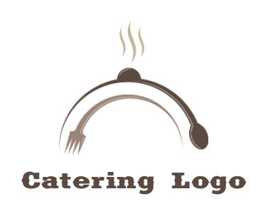 design a restaurant logo with a spoon and fork