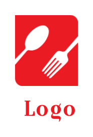 create a Letter Z logo using spoon and fork