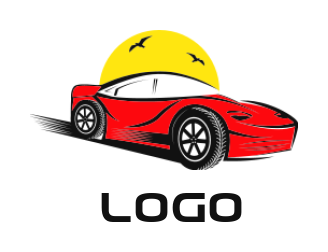 car racing logo