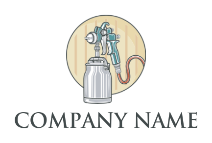 auto repair logo spray paint machine