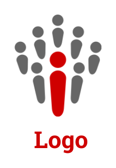 create an employment logo stick people - logodesign.net