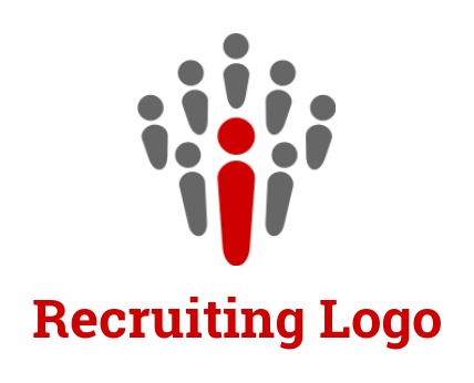 create an employment logo stick people - logodesign.net