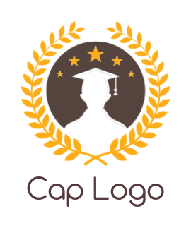 Course Logo Cap Create Your Free Cap Logo | LogoDesign.Net