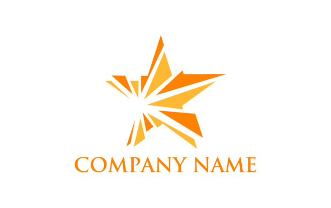 make a consulting logo sun rays  merged with star - logodesign.net
