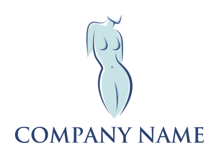 make a spa logo swoosh female lower body - logodesign.net