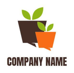 landscape logo template Terracotta Plant Pot popup 