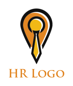 create an recruitment logo tie in location pin - logodesign.net