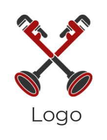 handyman logo suction pump with wrench