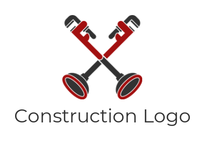 handyman logo suction pump with wrench