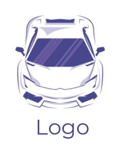 auto logo maker sports car illustration