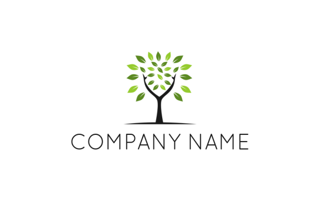 Letter Y logo template made of tree | Logo Template by LogoDesign.Net