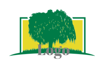 tree in rectangle agriculture design