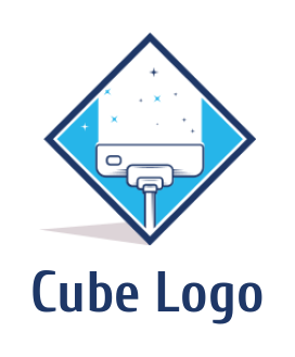 cleaning logo vacuum cleaner in tile with stars