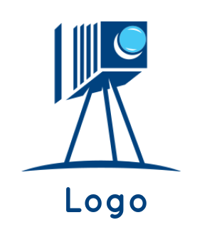 generate a photography logo of vintage camera