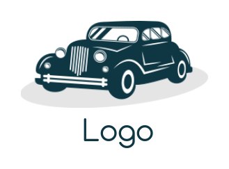 generate an auto logo vintage classic car