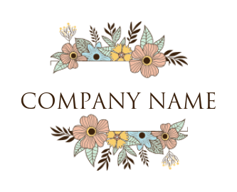 vintage flower frame